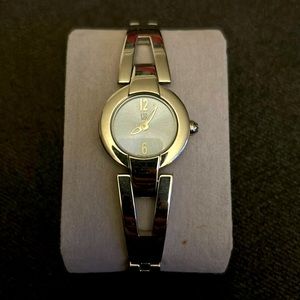 ESQ by Movado Swiss watch and Light Blue face E5304 Silver Tone